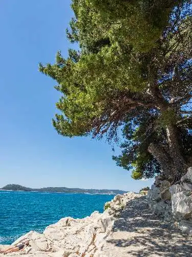 Petrčane coastline near Zadar